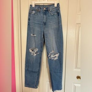 American Eagle High Rise Wide Leg Jeans